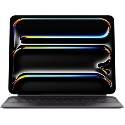 Apple Magic Keyboard - Toetsenbord en foliobehuizing - met trackpad - backlit - Apple Smart connector - QWERTY - Internationaal Engels - zwart Apple Magic Keyboard - Toetsenbord en foliobehuizing - met trackpad - backlit - Apple Smart connector - QWERTY - Internationaal Engels - zwart