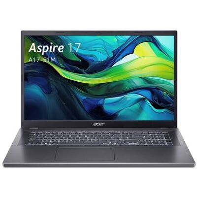 Acer Aspire 17 A17-51M - Intel Core 7 - 150U / tot 5.4 GHz - Win 11 Home - Intel Graphics - 16 GB RAM - 1.024 TB SSD NVMe - 17.3" IPS 1920 x 1080 (Full HD) - Wi-Fi 6E - staalgrijs - tsb Frans Acer Aspire 17 A17-51M - Intel Core 7 - 150U / tot 5.4 GHz - Win 11 Home - Intel Graphics - 16 GB RAM - 1.024 TB SSD NVMe - 17.3" IPS 1920 x 1080 (Full HD) - Wi-Fi 6E - staalgrijs - tsb Frans
