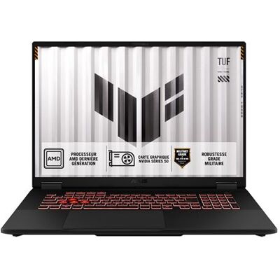 Asus Gaming Laptop TUF A18 A18-TUF808UM 18" AMD Ryzen 7 32 GB RAM 1 TB SSD Grijs - Franse Azerty Asus Gaming Laptop TUF A18 A18-TUF808UM 18" AMD Ryzen 7 32 GB RAM 1 TB SSD Grijs - Franse Azerty