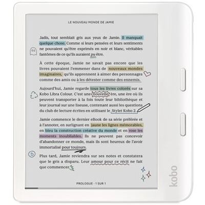 Kobo by Fnac Ereader Libra Colour 7" 32 GB Wit Kobo by Fnac Ereader Libra Colour 7" 32 GB Wit