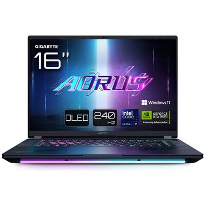 Gigabyte Gaming Laptop Aorus Master 16 BZHC6FRE65SP 16" Intel Core Ultra 9 32 GB RAM 2 TB SSD Zwart - Franse Azerty Gigabyte Gaming Laptop Aorus Master 16 BZHC6FRE65SP 16" Intel Core Ultra 9 32 GB RAM 2 TB SSD Zwart - Franse Azerty