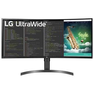 Beeldscherm LG 35WN75CP-B 35" Gebogen UWQHD Zwart Beeldscherm LG 35WN75CP-B 35" Gebogen UWQHD Zwart