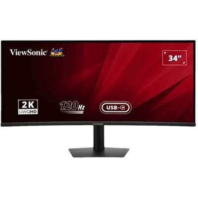 ViewSonic VA3420C - LED-monitor - gebogen - 34" - 300 cd/m² - luidsprekers ViewSonic VA3420C - LED-monitor - gebogen - 34" - 300 cd/m² - luidsprekers