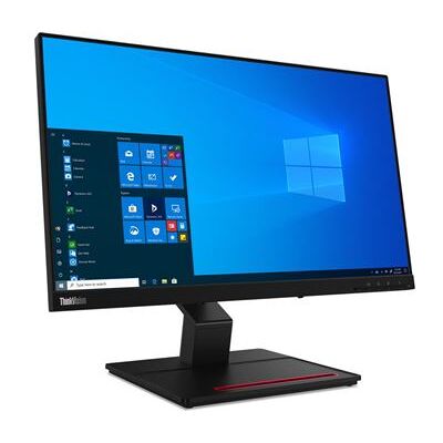 Lenovo ThinkVision T24t-20 - LED-monitor - 24" (23.8" zichtbaar) - aanraakscherm - 1920 x 1080 Full HD (1080p) @ 60 Hz - IPS - 300 cd/m² - 1000:1 - 4 ms - HDMI, DisplayPort, USB-C - ravenzwart Lenovo ThinkVision T24t-20 - LED-monitor - 24" (23.8" zichtbaar) - aanraakscherm - 1920 x 1080 Full HD (1080p) @ 60 Hz - IPS - 300 cd/m² - 1000:1 - 4 ms - HDMI, DisplayPort, USB-C - ravenzwart