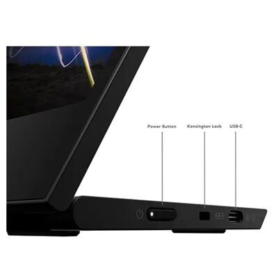 Lenovo ThinkVision M15 - LED-monitor - 15" (15.6" zichtbaar) - portable - 1920 x 1080 Full HD (1080p) @ 60 Hz - IPS - 250 cd/m² - 1000:1 - 6 ms - 2xUSB-C - ravenzwart Lenovo ThinkVision M15 - LED-monitor - 15" (15.6" zichtbaar) - portable - 1920 x 1080 Full HD (1080p) @ 60 Hz - IPS - 250 cd/m² - 1000:1 - 6 ms - 2xUSB-C - ravenzwart