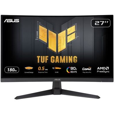Asus Gaming Monitor TUF VG27WQ3B 27" Curved 180 Hz WQHD Asus Gaming Monitor TUF VG27WQ3B 27" Curved 180 Hz WQHD