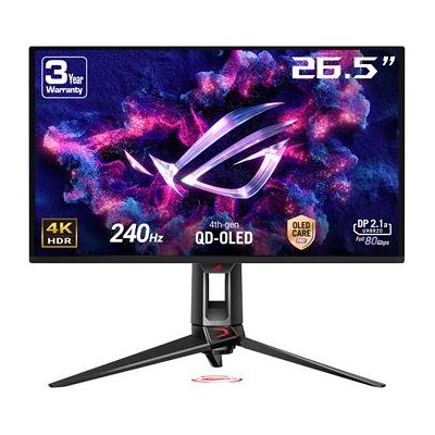 Asus Gaming Monitor ROG Swift QD-OLED PG27UCDM 26.5" 4K UHD Asus Gaming Monitor ROG Swift QD-OLED PG27UCDM 26.5" 4K UHD