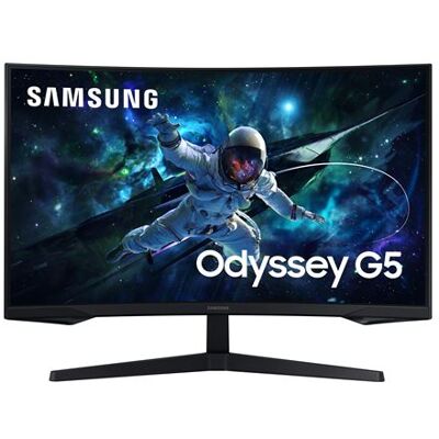 Samsung Gaming Monitor Odyssey G55C 32" Curved 165 Hz WQHD Zwart Samsung Gaming Monitor Odyssey G55C 32" Curved 165 Hz WQHD Zwart