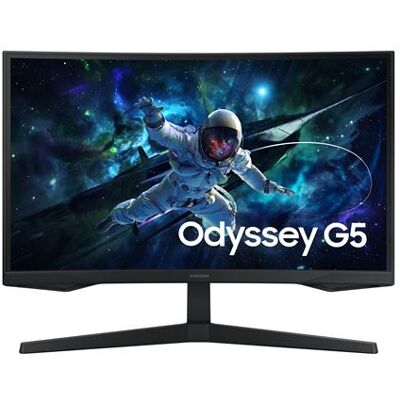 Samsung Gaming Monitor Odyssey G55C 27" Curved 165 Hz QHD Zwart Samsung Gaming Monitor Odyssey G55C 27" Curved 165 Hz QHD Zwart