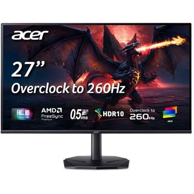 Acer Gaming Monitor Nitro Kg270w5bmiipx 27" 260 Hz Full Hd Zwart Acer Gaming Monitor Nitro Kg270w5bmiipx 27" 260 Hz Full Hd Zwart
