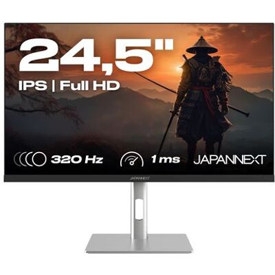 Japannext Gaming Monitor JN-IPS245G320F-HSP 24.5" 320 Hz Full HD Zilver en Zwart Japannext Gaming Monitor JN-IPS245G320F-HSP 24.5" 320 Hz Full HD Zilver en Zwart