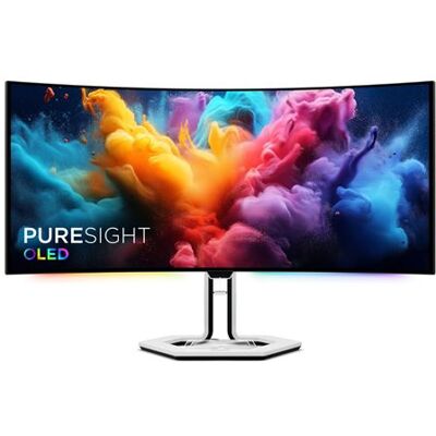 Lenovo Monitor Legion Pro 34WD-10 34” Curved 240 Hz UWQHD Raven Black Lenovo Monitor Legion Pro 34WD-10 34” Curved 240 Hz UWQHD Raven Black