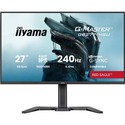 Iiyama Gaming Monitor G-Master™ Red Eagle™ GB2771HSU-B1 27" 240 Hz Full HD Matzwart Iiyama Gaming Monitor G-Master™ Red Eagle™ GB2771HSU-B1 27" 240 Hz Full HD Matzwart