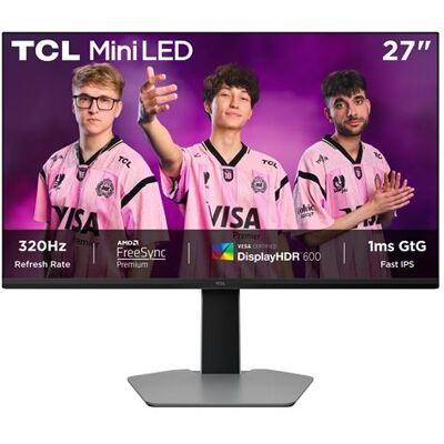 Tcl Gaming Monitor 27P2A Pro 27" QHD Mini LED 320 Hz Tcl Gaming Monitor 27P2A Pro 27" QHD Mini LED 320 Hz