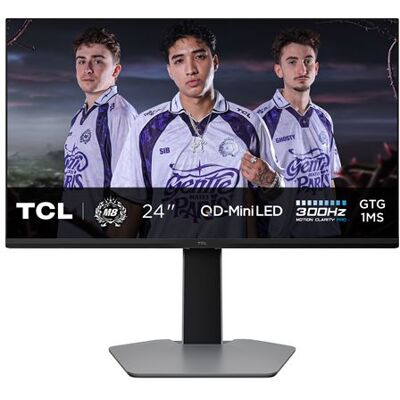 TCL Gaming Monitor 24G645 24" 300 Hz Full HD Zwart en Grijs TCL Gaming Monitor 24G645 24" 300 Hz Full HD Zwart en Grijs