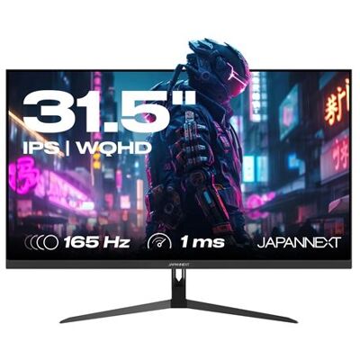 Japannext Gaming Monitor JN-IPS3150WQHDR165 31.5" 165 Hz WQHD Japannext Gaming Monitor JN-IPS3150WQHDR165 31.5" 165 Hz WQHD