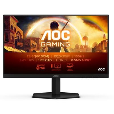 AOC Gaming 24G42E - LED-monitor - spelen - 24" (23.8" zichtbaar) - 1920 x 1080 Full HD (1080p) @ 180 Hz - Fast IPS - 300 cd/m² - 1000:1 - HDR10 - 0.5 ms - HDMI, DisplayPort - zwart AOC Gaming 24G42E - LED-monitor - spelen - 24" (23.8" zichtbaar) - 1920 x 1080 Full HD (1080p) @ 180 Hz - Fast IPS - 300 cd/m² - 1000:1 - HDR10 - 0.5 ms - HDMI, DisplayPort - zwart