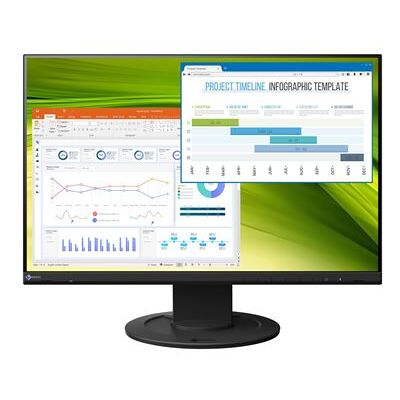 EIZO FlexScan EV2360-BK - LED-monitor - 22.5" (23" zichtbaar) - 1920 x 1200 - IPS - 1000:1 - 5 ms - DVI-D, VGA, DisplayPort - luidsprekers - zwart EIZO FlexScan EV2360-BK - LED-monitor - 22.5" (23" zichtbaar) - 1920 x 1200 - IPS - 1000:1 - 5 ms - DVI-D, VGA, DisplayPort - luidsprekers - zwart