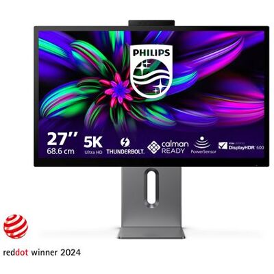 Philips Brilliance 27e3u7903 - 7000 Serie - Led-monitor - Usb - 27" - 5120 X 2880 5k Ultra Hd (2880p) @ 70 Hz - Ips - 500 Cd/m² - 2000:1 - Displayhdr 600 - 4 Ms - Thunderbolt 4, Hdmi - Luidsprekers - Spacegrijs Philips Brilliance 27e3u7903 - 7000 Serie - Led-monitor - Usb - 27" - 5120 X 2880 5k Ultra Hd (2880p) @ 70 Hz - Ips - 500 Cd/m² - 2000:1 - Displayhdr 600 - 4 Ms - Thunderbolt 4, Hdmi - Luidsprekers - Spacegrijs