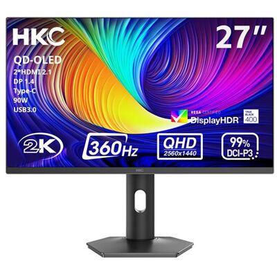 Hkc Gaming Monitor Gs27qes 27" 360 Hz Qhd Grijs Hkc Gaming Monitor Gs27qes 27" 360 Hz Qhd Grijs