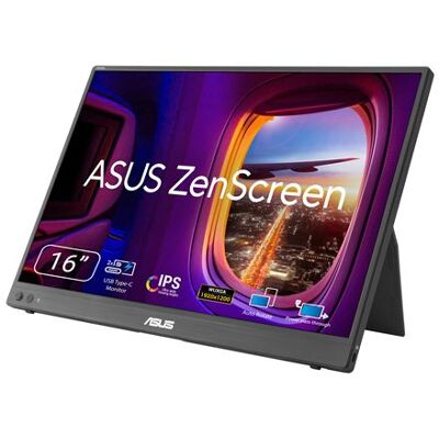 Asus Draagbare monitor ZenScreen MB16FC 16" 60 Hz WUXGA Asus Draagbare monitor ZenScreen MB16FC 16" 60 Hz WUXGA