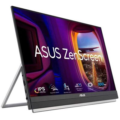 Asus Draagbare Monitor ZenScreen MB229CF 21.5" 100 Hz Full HD Zwart Asus Draagbare Monitor ZenScreen MB229CF 21.5" 100 Hz Full HD Zwart