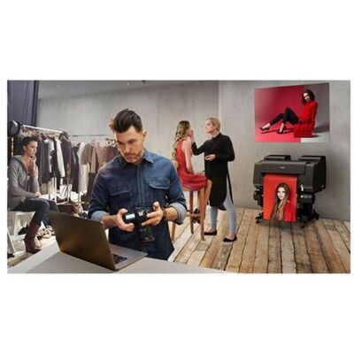 Canon imagePROGRAF PRO-2600 - 24" groot formaat printer - kleur - inktjet - Rol A1 (61,0 cm) - USB 2.0, Gigabit LAN, Wi-Fi(n), USB host - zwart Canon imagePROGRAF PRO-2600 - 24" groot formaat printer - kleur - inktjet - Rol A1 (61,0 cm) - USB 2.0, Gigabit LAN, Wi-Fi(n), USB host - zwart