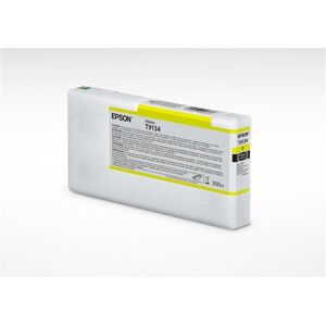 Epson T9134 - 200 ml - geel - origineel - inktcartridge - voor SureColor SC-P5000, SC-P5000 STD Spectro, SC-P5000 Violet, SC-P5000 Violet Spectro Epson T9134 - 200 ml - geel - origineel - inktcartridge - voor SureColor SC-P5000, SC-P5000 STD Spectro, SC-P5000 Violet, SC-P5000 Violet Spectro