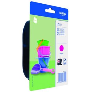 Brother LC221M - Magenta - origineel - blister - inktcartridge - voor Brother DCP-J562DW Brother LC221M - Magenta - origineel - blister - inktcartridge - voor Brother DCP-J562DW