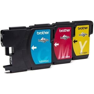 Brother LC1100RBWBP - Geel, cyaan, magenta - origineel - blister - inktcartridge - voor Brother DCP-185, 395, 6690, J715, MFC-490, 5490, 790, 795, 990, J615; Justio MFC-5890 Brother LC1100RBWBP - Geel, cyaan, magenta - origineel - blister - inktcartridge - voor Brother DCP-185, 395, 6690, J715, MFC-490, 5490, 790, 795, 990, J615; Justio MFC-5890