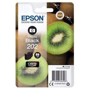 Epson 202 - 4.1 ml - fotozwart - origineel - blisterverpakking met RF / akoestisch alarm - inktcartridge - voor Expression Premium XP-6000, XP-6005 Epson 202 - 4.1 ml - fotozwart - origineel - blisterverpakking met RF / akoestisch alarm - inktcartridge - voor Expression Premium XP-6000, XP-6005