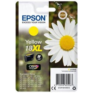 Epson 18XL - 6.6 ml - XL - geel - origineel - blisterverpakking met RF-alarm - inktcartridge - voor Expression Home XP-212, 215, 225, 312, 315, 322, 325, 412, 415, 422, 425 Epson 18XL - 6.6 ml - XL - geel - origineel - blisterverpakking met RF-alarm - inktcartridge - voor Expression Home XP-212, 215, 225, 312, 315, 322, 325, 412, 415, 422, 425