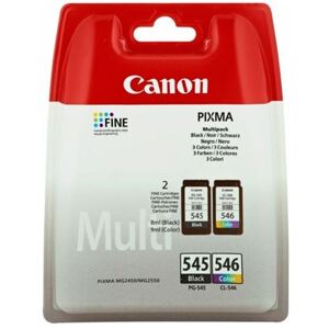 Multipack Canon PG545 CL546 PVP inktcartridges zwart en kleur Multipack Canon PG545 CL546 PVP inktcartridges zwart en kleur