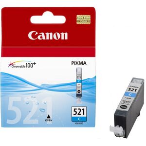 Canon CLI-521C - 9 ml - cyaan - origineel - blister met beveiliging - inkttank - voor PIXMA iP3600, iP4700, MP540, MP550, MP560, MP620, MP630, MP640, MP980, MP990, MX860, MX870 Canon CLI-521C - 9 ml - cyaan - origineel - blister met beveiliging - inkttank - voor PIXMA iP3600, iP4700, MP540, MP550, MP560, MP620, MP630, MP640, MP980, MP990, MX860, MX870