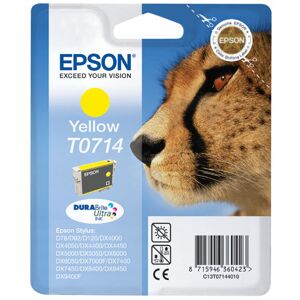 Epson T0714 - geel - origineel - inktcartridge Epson T0714 - geel - origineel - inktcartridge
