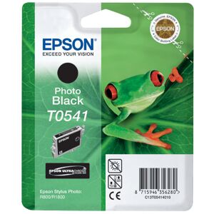Epson T0541 - 13 ml - fotozwart - origineel - blisterverpakking met RF / akoestisch alarm - inktcartridge - voor Stylus Photo R1800, R800 Epson T0541 - 13 ml - fotozwart - origineel - blisterverpakking met RF / akoestisch alarm - inktcartridge - voor Stylus Photo R1800, R800