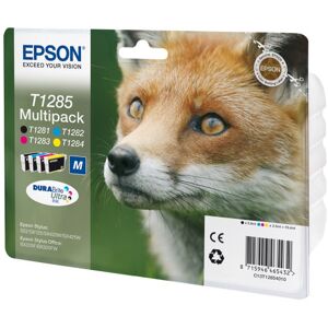 Epson T1285 Multipack - 4 - zwart, geel, cyaan, magenta - origineel - inktcartridge Epson T1285 Multipack - 4 - zwart, geel, cyaan, magenta - origineel - inktcartridge