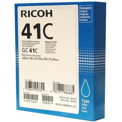 Ricoh - Cyaan - origineel - inktcartridge - voor Ricoh Aficio SG 3100, Aficio SG 3110, Aficio SG 7100, SG 3110, SG 3120 Ricoh - Cyaan - origineel - inktcartridge - voor Ricoh Aficio SG 3100, Aficio SG 3110, Aficio SG 7100, SG 3110, SG 3120