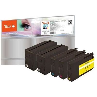Peach Spar Pack Plus - 5 - XL-capaciteit - zwart, geel, cyaan, magenta - compatibel - inktcartridge (alternatief voor: HP 950XL, HP 951XL) - voor HP Officejet Pro 251dw, 276dw, 8100, 8600, 8610, 8620, 8630 Peach Spar Pack Plus - 5 - XL-capaciteit - zwart, geel, cyaan, magenta - compatibel - inktcartridge (alternatief voor: HP 950XL, HP 951XL) - voor HP Officejet Pro 251dw, 276dw, 8100, 8600, 8610, 8620, 8630