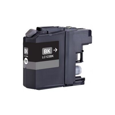 Compatibele cartridge Brother LC123BK - hoog rendement - zwart - origineel - inktcartridge Compatibele cartridge Brother LC123BK - hoog rendement - zwart - origineel - inktcartridge