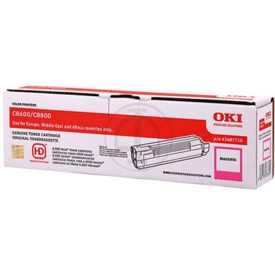 Compatibele cartridge OKI - Magenta - origineel - tonercartridge - voor C8600cdtn, 8600dn, 8600n, 8800cdtn, 8800dn, 8800n Compatibele cartridge OKI - Magenta - origineel - tonercartridge - voor C8600cdtn, 8600dn, 8600n, 8800cdtn, 8800dn, 8800n