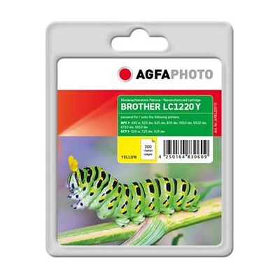 AgfaPhoto - 7 ml - geel - compatibel - inktcartridge (alternatief voor: Brother LC1220Y) - voor Brother DCP-J525W, DCP-J725DW, DCP-J925DW; MyMio MFC-J825N AgfaPhoto - 7 ml - geel - compatibel - inktcartridge (alternatief voor: Brother LC1220Y) - voor Brother DCP-J525W, DCP-J725DW, DCP-J925DW; MyMio MFC-J825N