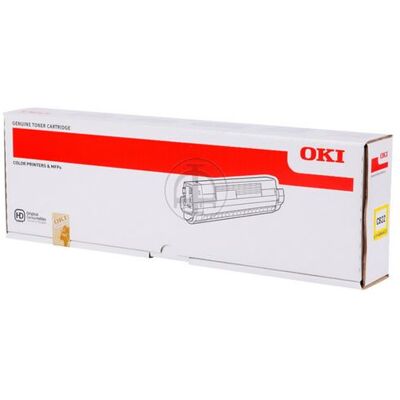 Compatibele cartridge OKI - Geel - origineel - tonercartridge - voor C822dn, 822n Compatibele cartridge OKI - Geel - origineel - tonercartridge - voor C822dn, 822n
