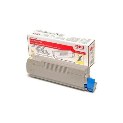 Compatibele cartridge OKI - Geel - origineel - tonercartridge - voor C5600, 5600dn, 5600n, 5700dn, 5700n Compatibele cartridge OKI - Geel - origineel - tonercartridge - voor C5600, 5600dn, 5600n, 5700dn, 5700n