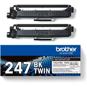 2-pack toner Brother TN247 Zwart 2-pack toner Brother TN247 Zwart