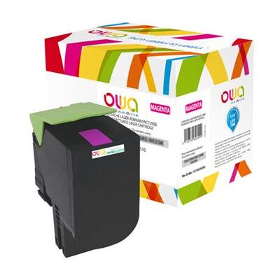 Armor OWA - Hoge capaciteit - magenta - compatibel - gereviseerd - tonercartridge (alternatief voor: Lexmark 70C2HME) - voor Lexmark CS310dn, CS310n, CS410dn, CS410dtn, CS410n, CS510de, CS510dte Armor OWA - Hoge capaciteit - magenta - compatibel - gereviseerd - tonercartridge (alternatief voor: Lexmark 70C2HME) - voor Lexmark CS310dn, CS310n, CS410dn, CS410dtn, CS410n, CS510de, CS510dte
