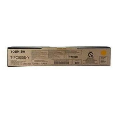 Toshiba T-FC505EY - Geel - origineel - tonercartridge - voor e-STUDIO 2505AC, 3005AC, 3505AC, 4505AC, 5005AC Toshiba T-FC505EY - Geel - origineel - tonercartridge - voor e-STUDIO 2505AC, 3005AC, 3505AC, 4505AC, 5005AC
