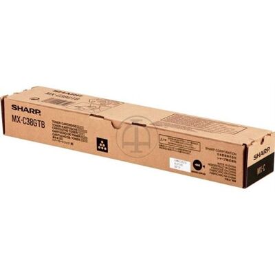 Sharp MXC38GTB - Zwart - origineel - tonercartridge - voor Sharp MX-C310, MX-C310F, MX-C310FX, MX-C311, MX-C380, MX-C381, MX-C381FX Sharp MXC38GTB - Zwart - origineel - tonercartridge - voor Sharp MX-C310, MX-C310F, MX-C310FX, MX-C311, MX-C380, MX-C381, MX-C381FX