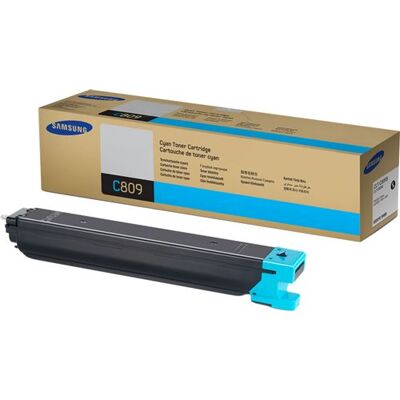 Samsung CLT-C809S - Cyaan - origineel - tonercartridge - voor MultiXpress 9201NA, 9251NA, 9301NA Samsung CLT-C809S - Cyaan - origineel - tonercartridge - voor MultiXpress 9201NA, 9251NA, 9301NA
