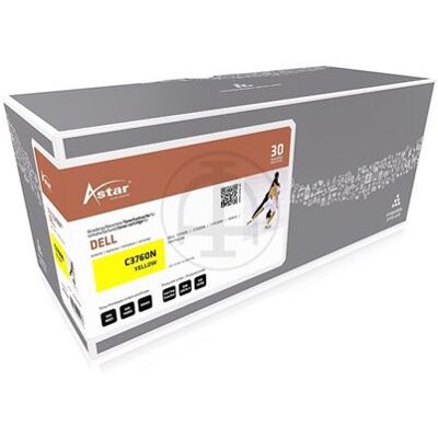 Astar - Geel - compatibel - tonercartridge (alternatief voor: Dell 593-11120) - voor Dell C3760dn, C3760n, C3765dnf Astar - Geel - compatibel - tonercartridge (alternatief voor: Dell 593-11120) - voor Dell C3760dn, C3760n, C3765dnf